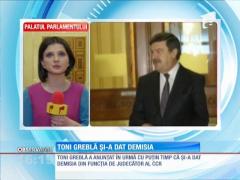 Toni Greblă a demisionat din funcţia de judecător al Curţii Constituţionale