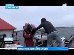 O furtună puternică de zăpadă a dat peste cap Europa!