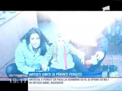 Artiştii postează  zeci de fotografii cu odrasele lor, pe Facebook