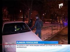 4 mașini lovite în parcare