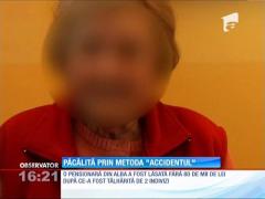 O bătrână din Alba, jefuită de doi indivizi