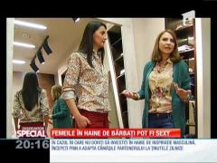 Special! Femeile în haine de bărbați pot fi sexy