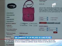 Românii au cumpărat de un miliard de euro pe Internet