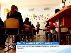Școli cu manageri testați la grilă