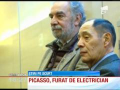 Picasso, furat de electrician