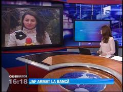 Jaf armat la o bancă din Focșani