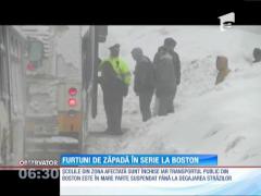 Furtuni de zăpadă în serie la Boston