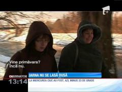 Iarna nu se lasă dusă