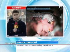 Intervenţie complicată pentru separarea a doi siamezi, la spitalul Marie Curie din Capitală