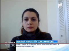 Româncă finalistă în cursa Mars One