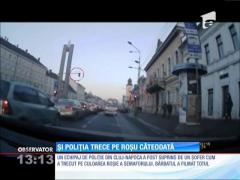 Şi poliţia trece pe roşu câteodată