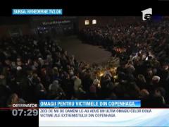 Omagii pentru victimele din Copenhaga