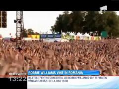 Robbie Williams vine în România!