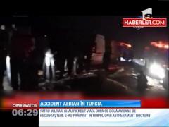 Două avioane de război s-au prăbuşit în Turcia