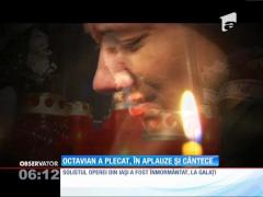 Cu partituri în mâini, colegii au plâns lângă sicriul lui Octavian Dumitru