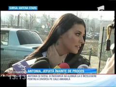 Antonia, jefuită înainte de proces