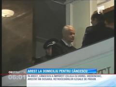 Aristotel Căncescu, arestat la domiciliu