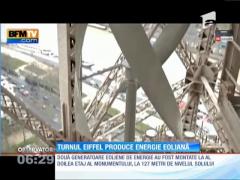 Turnul Eiffel produce energie eoliana