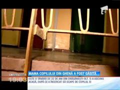 Mama care a născut şi şi-a runcat pruncul în ghena unui bloc din Bucureşti a fost găsită