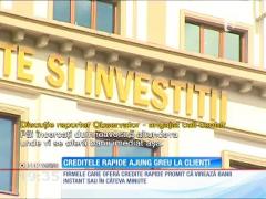 La vremuri de criză, credite aprobate rapid. O bancă susţine în reclama sa că aprobă un credit în numai 3 ore