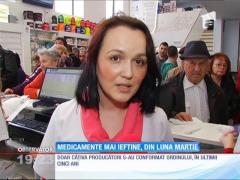 Din farmacii vin şi veşti bune. Din 10 martie am putea găsi medicamente mai ieftine