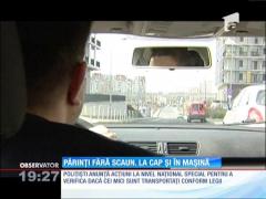 Părinţii nu se conformează regulilor de circulaţie