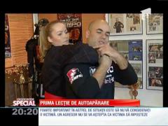 SPECIAL! Octavia Geamănu, la prima lecție de autoapărare