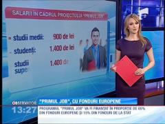 Programul ”Primul job”, cu fonduri europene