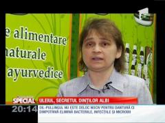 Uleiul, secretul dinţilor albi