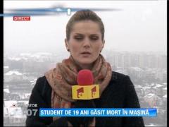 Un tânăr de 19 ani, student la Facultatea de Ştiinţe Economice din Braşov a fost găsit mort în maşina lui