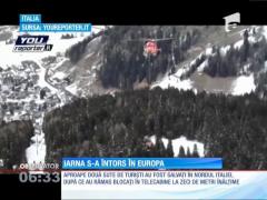 Iarna s-a întors în Europa