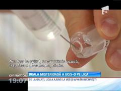 Lica, studenta măcinată de o boală misterioasă, a murit