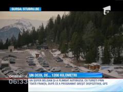 Un ocol de 120 de kilometri din cauza unei programării eronate la dispozitivul GPS