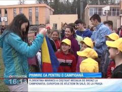 Florentina Marinicu, primire ca pentru o campioană