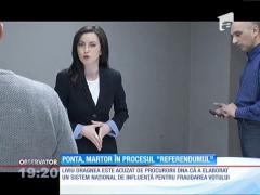 Victor Ponta, martor în procesul "Referendumul"