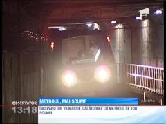 Veste rea! Se scumpesc abonamentele la METROU