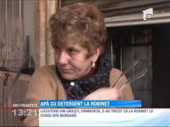 Situaţie revoltătoare! Apă cu detergent la robinet