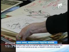 Iurie Darie, aniversare printre desene