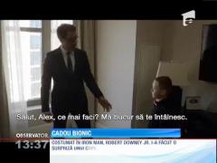 Robert Downey Jr. i-a făcut cadou un braţ bionic unui copil cu handicap