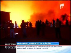 Cel mai mare port din Chile, ameninţat de un uriaş incendiu