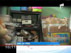 Casă prădată cu TIR-ul