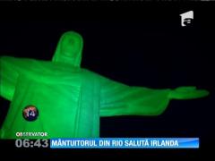 Statuia lui Iisus, din Rio de Janeiro, a fost luminată în verde