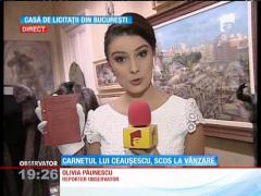 Carnetul de partid al lui Nicolae Ceauşescu, scos la vânzare
