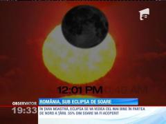 Vineri, eclipsă de soare în România