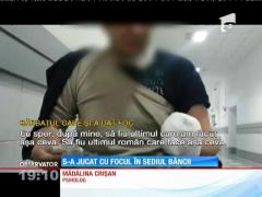 A vrut să-şi dea foc în sediul unei bănci din Iaşi