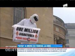 "Stig" a mers cu tancul la BBC