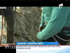Camping deasupra mării