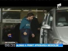 Fernando Alonso a primit aprobarea medicilor
