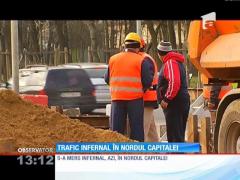 Trafic infernal pe bulevardul Kiseleff