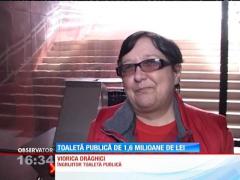 Toaleta publică de 1,6 milioane de lei